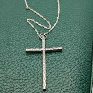 Silver Cross Necklace